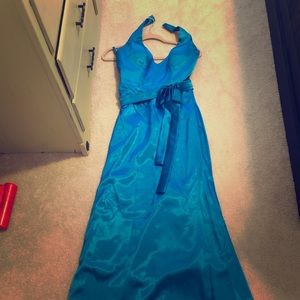 Tea formal satin dress